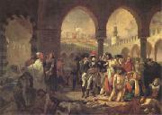 Bonaparte Visiting the Plague-Stricken at Jaffa on 11 March (mk05) Baron Antoine-Jean Gros